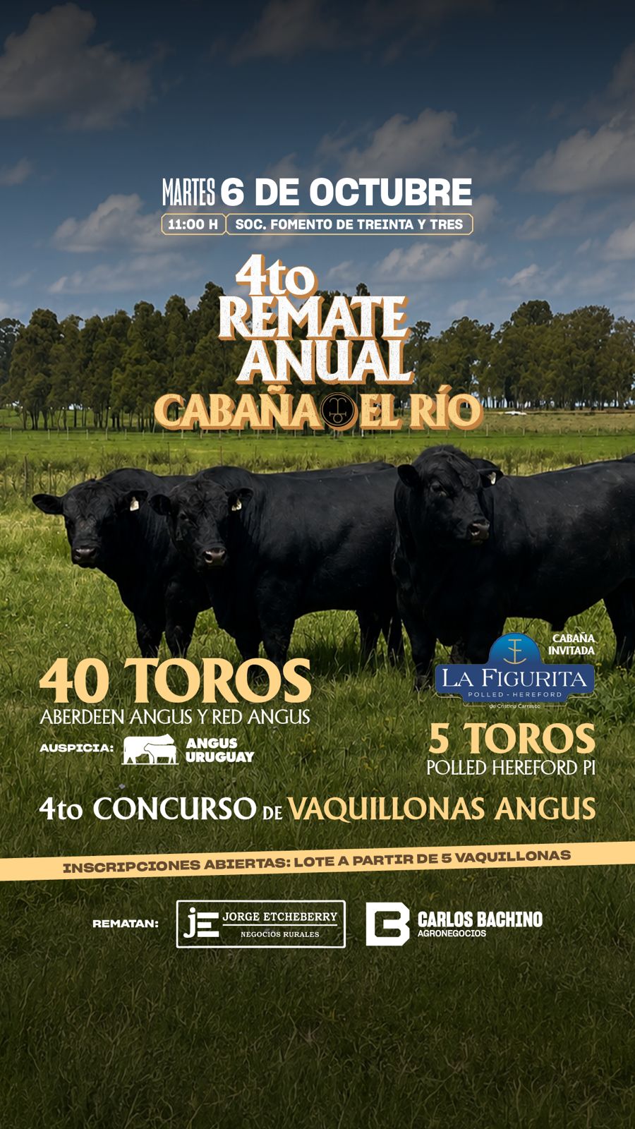 4to REMATE ANUAL CABAÑA EL RIO